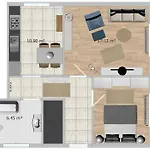 Kuestenbude Strandbude Apartment Groemitz